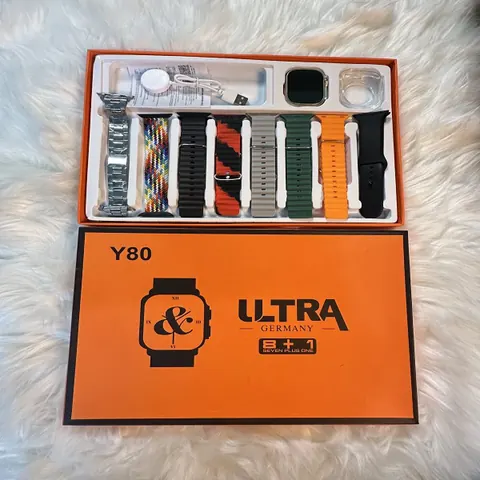 Y80 Ultra Smart Watch with 8 Straps image 2